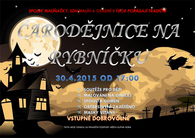Čarodějnice Malín - 2015