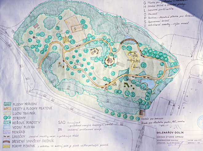 Sklenářův dolík-ideová studie