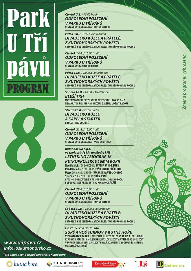 U Tří pávů – srpen 2014